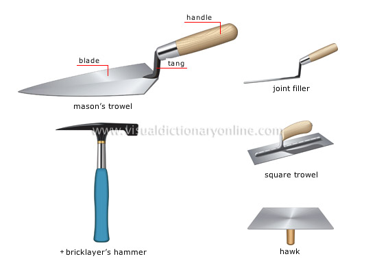 brick mason tools