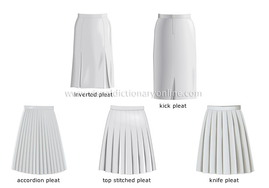 examples of pleats