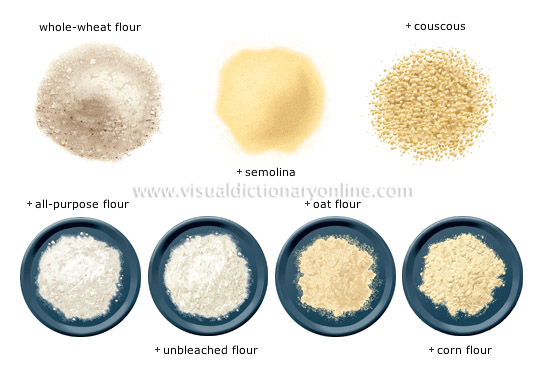 flour and semolina