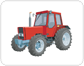 tractor: front view