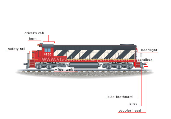 diesel-electric locomotive [1]